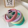 Versatile Headband Comfortable Fit Candy Color Thick Sponge Hair Hoop Daily Wear Makeup Hair