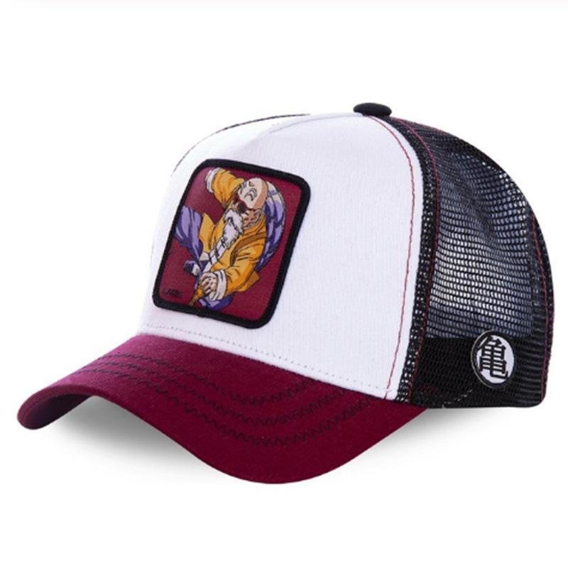 Neue Dragon Ball Son Goku Kappe Sommer Reise Schirmmütze Herren Stickerei Hip-Hop Kappe Stil Sonnenschutz Verstellbare Trucker Mesh Kappe