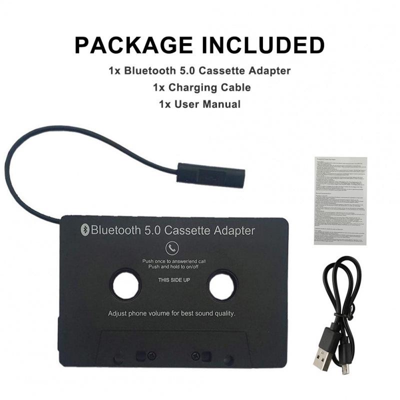 Bluetooth Cassette To MP3 Converter with Hands-Free Calling
