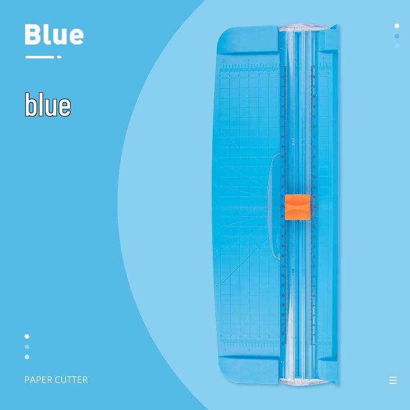 

A4 Safety Slide Cutter with Hidden Blade for Journals синий