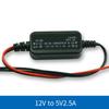 2PCS DC Voltage Reducer Converter 12V To 5V 2.5A Regulator DC-DC Step Down Module Power Converter Transformer Model