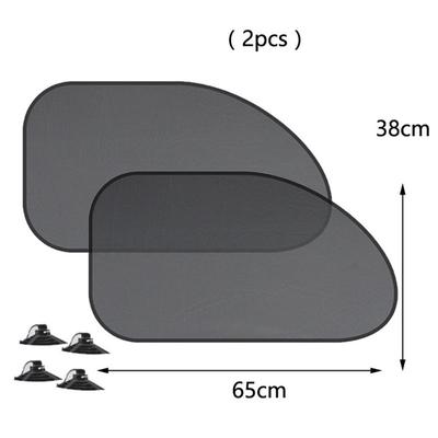 2PCS Mesh Car Side Window Shade Cling Sunshades Sun Shade Cover Visor Shiel