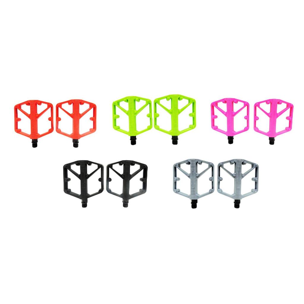 2x Fahrradpedale Plattformpedale Nylon Ersatz Robust Hochleistung Radfahren