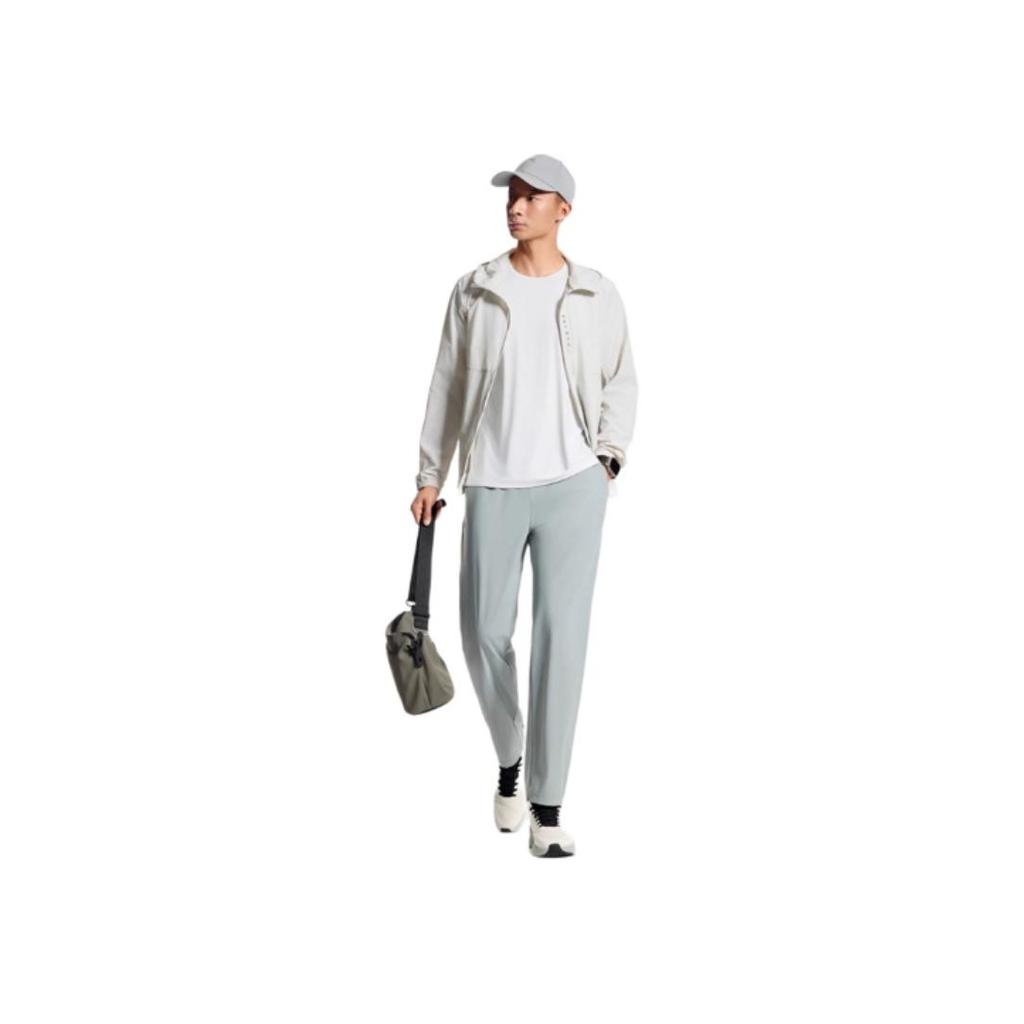 Anta Breathable Solid Color Mid-Rise Drawstring Versatile Straight-Leg Sports Pants Men Bottoms 152537314S-1