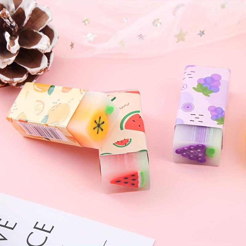 5/10pcs Cute Erasers For Students Bulk Fun Desk Pencil Students School Supplies Prize Gifts Party Favors
