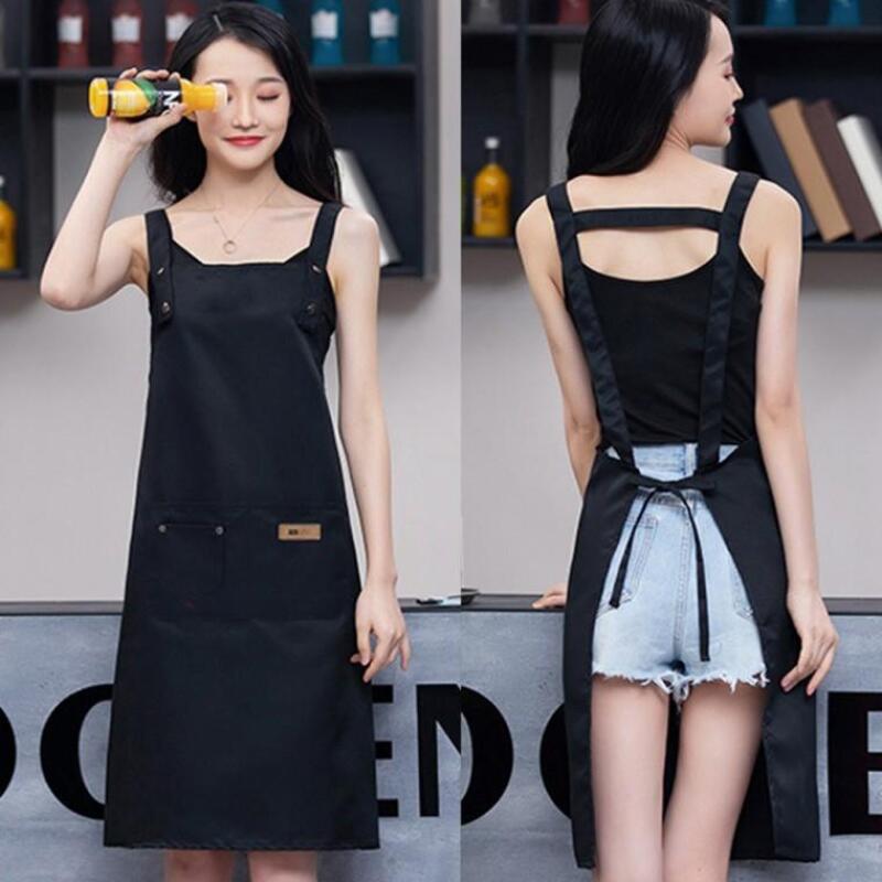 

Oversized Fashion Waterproof Apron Canvas Denim No. 01. Fashion Apron Black