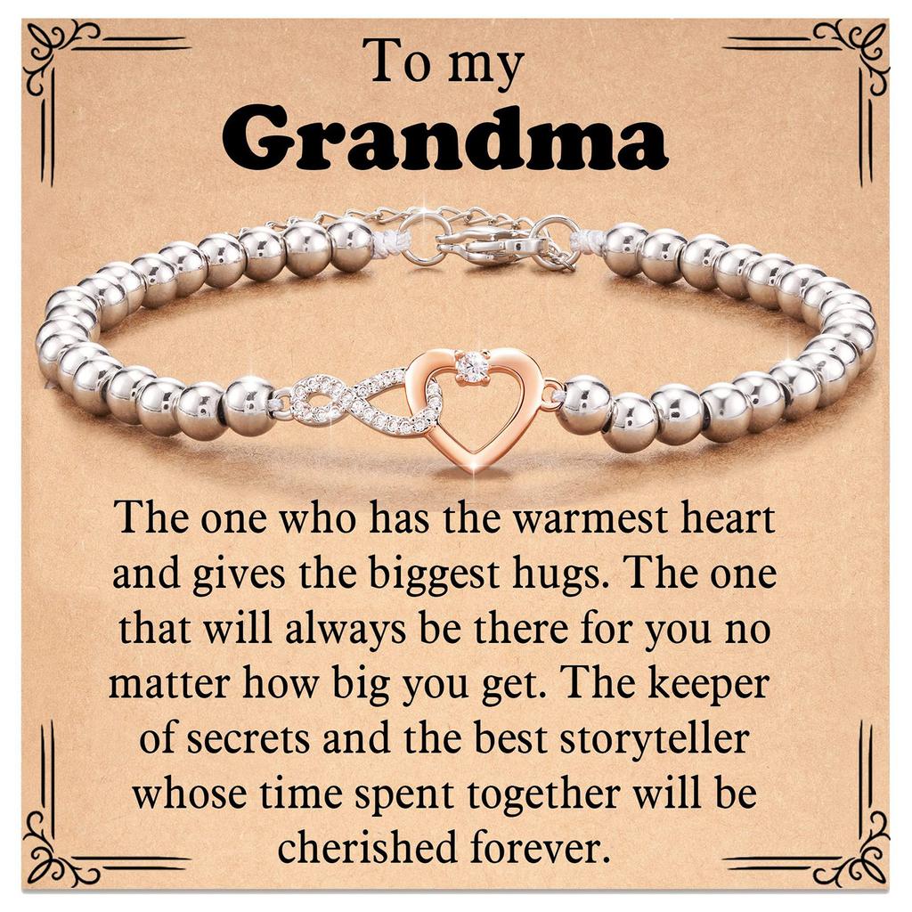 Elegant Infinities Heart Bracelet With Dazzling Crystals for Women Symbolizing Friendship and Styles Daily Casual Use