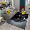 3D Lovely Black Cat Carpet for Living Room Children's Bedroom Bedside Decorative Floor Mat Kitchen Bathroom Non-slip Area Mats