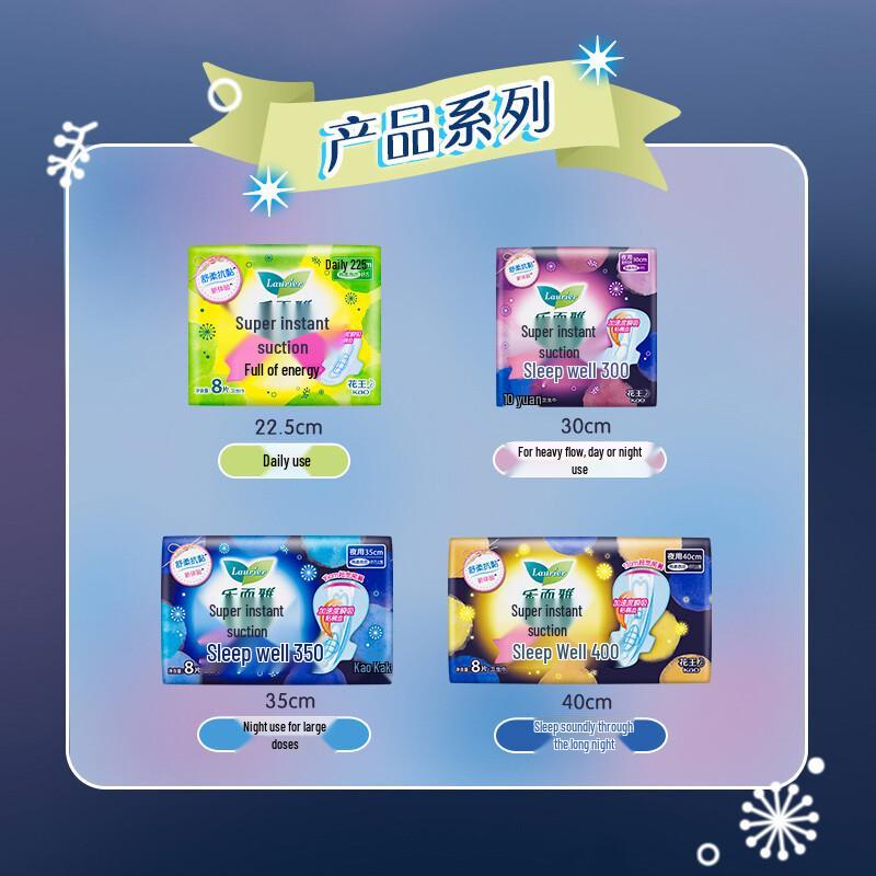 Laurier Kao Ultra-Thin Night Sanitary Pads