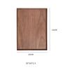 OLOEY Black Walnut Wooden Serving Tray