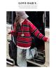Girls' Striped Knitted Polo Sweater - Autumn/Winter 2025 Fashion Pullover for Kids
