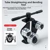 Adjustable Brake Tube Straightening Bending Tool Manual Pipe Straightener For Stainless Steel And Copper Diameter Pipes Black