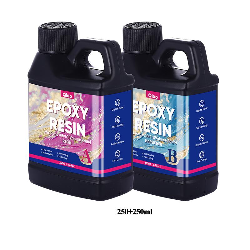 

High Gloss 1:1 Epoxy Resin – Fast Curing & Heat Resistant Epoxy Reisn for Art, Jewelry, Furniture Tops & Handmade Crafts DIY