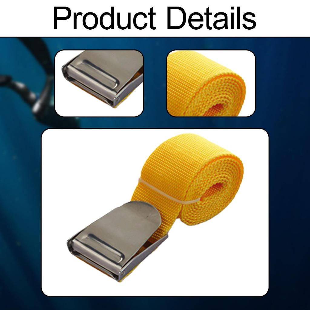 Adjustable Scuba Weight Belt with Quick Release Feature for Snorkeling Use