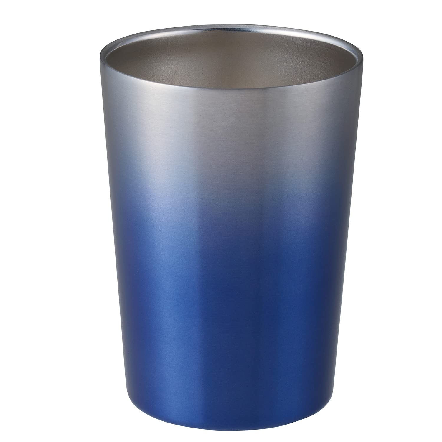 

Bestco Convenience Store Coffee Vacuum Double Warm Tumbler, Cup, Compatible, 480ml, Cold/Hot Insulation, Wall, Gradient, Blue, NM-178