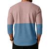 Men's  Sports  Leisure  Waverg  Three  Pieces  Buckle  Seven  Points   Sleeve  T-Shirt