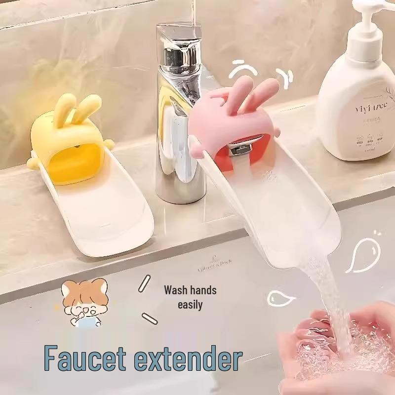 Faucet Extender for Kids - Cute Cartoon Silicone for Easy Hand Washing