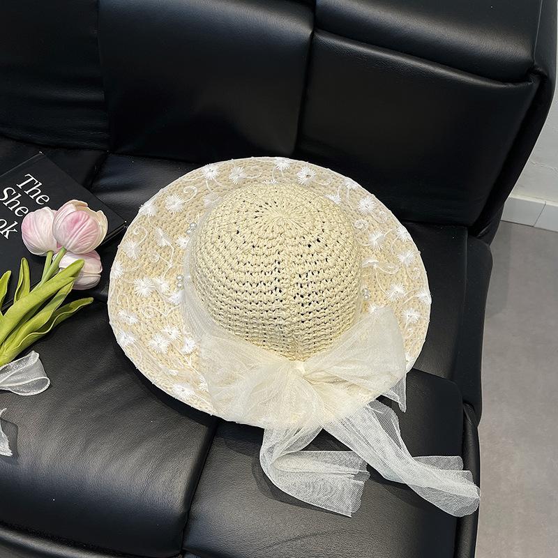 

Пасторальная плетеная летняя ажурная сумка-тоут женская большой вместимости новая трендовая для поездок на работу для выхода в свет для отдыха на плечо