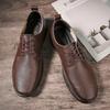 Brand Men's Shoes Genuine Leather Casual Shoe Handmade Business Oxfords For Men Classic Office Dress Footwear Fashion Man Flats
