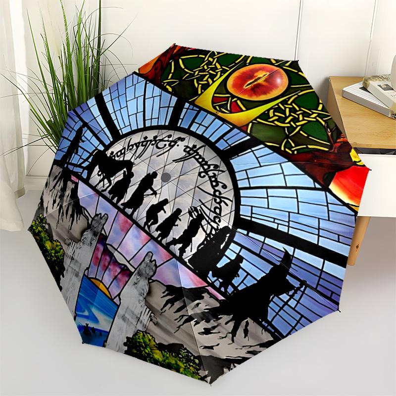 

1pc Stranger Things Umbrella Portable Home Essential Umbrella Folding Umbrella Durable Iron Frame yy251128070