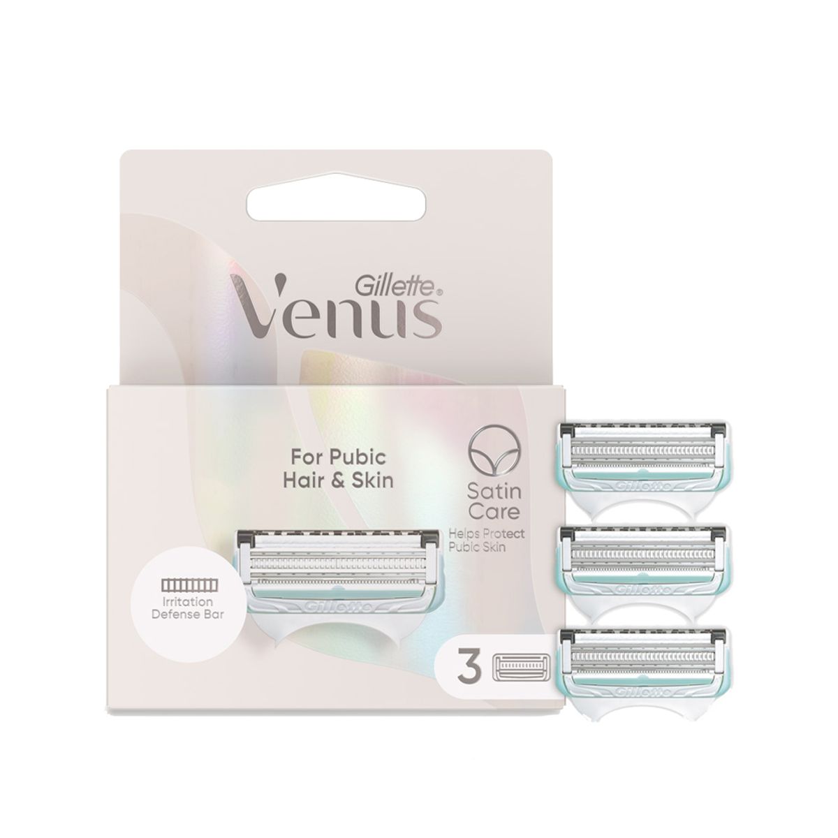 Venus Y-Zone Epilator Razor Blades 3-Pack