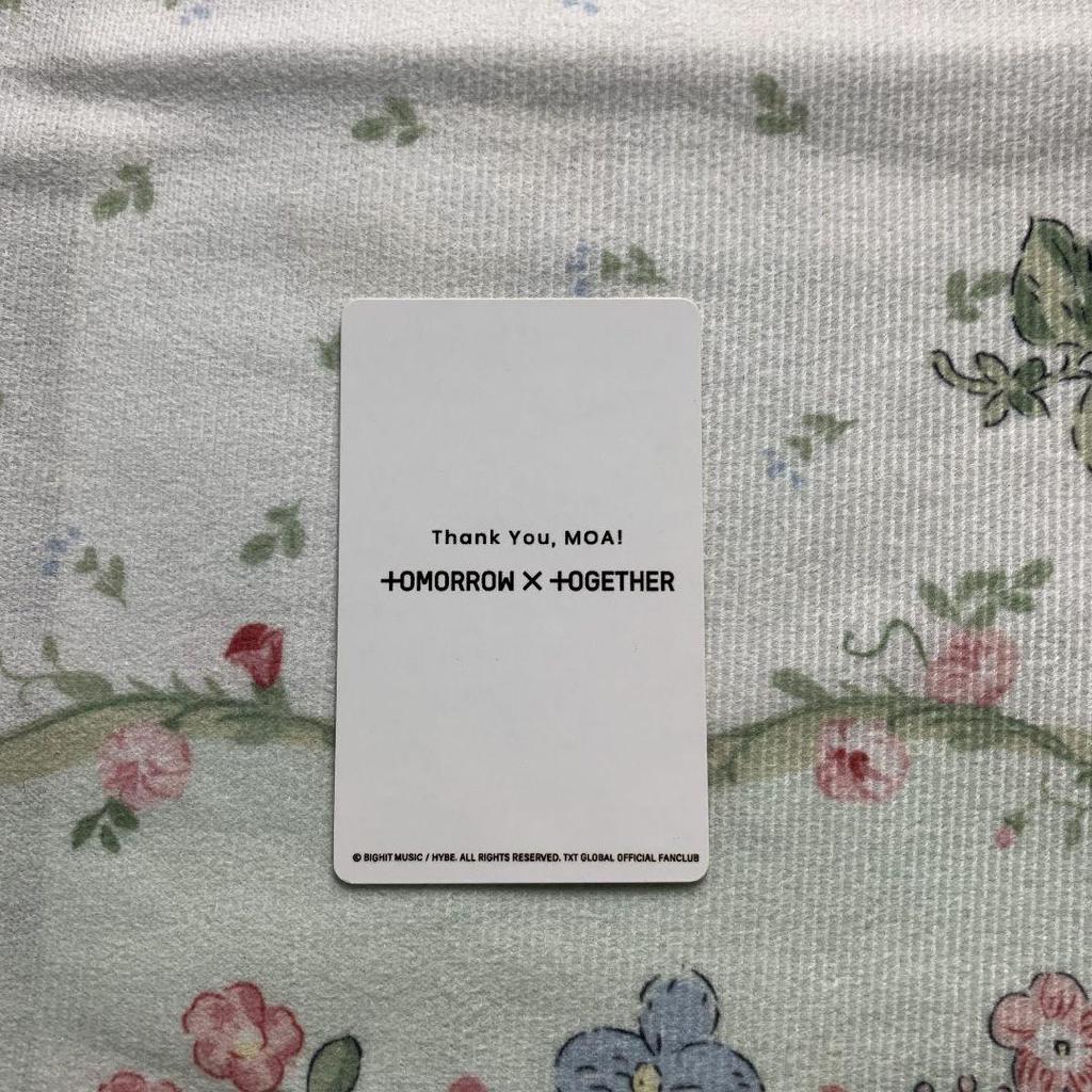 [USED] TXT Fan Club New Membership Hueningkai Limited FC Bonus Trading Card