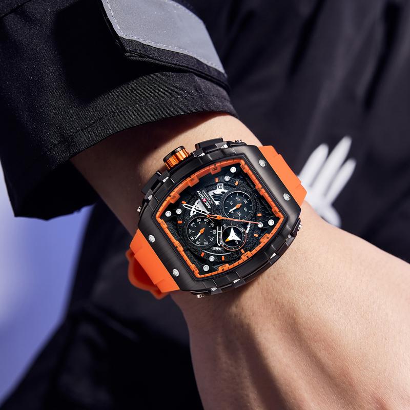 Fashion Movement Quartz Watch For Men Business Date Wristwatch Luxury Waterproof Time Clock