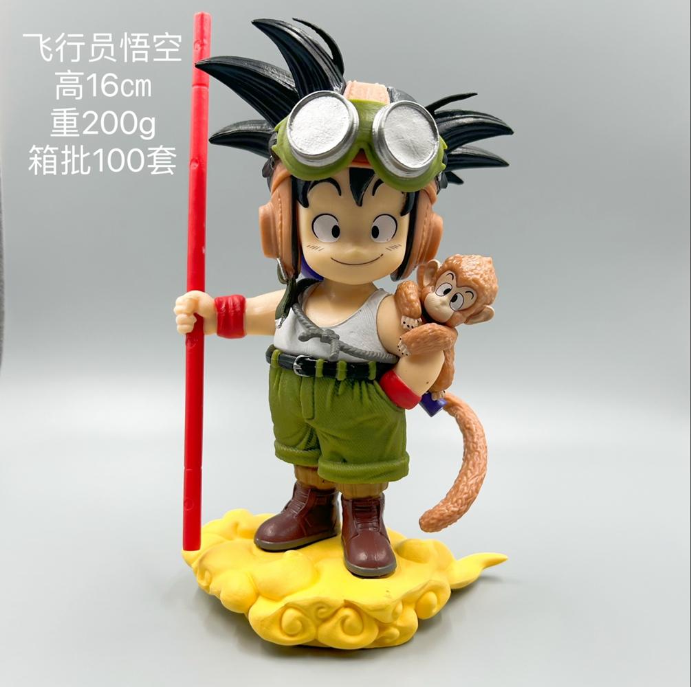 

16СМ Аниме Dragon Ball Фигурка Сон Гоку DRAGONBALL SNAP COLLECTION Серия Транспортных Средств Модель Пилота в Костюме Игрушка Кукла Фигурка Действия No box