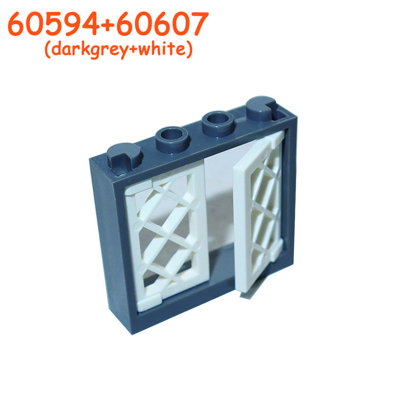 Non-Toxic Railing Stair Barrier Ladder Guard Bar Castle Garden Farm Military Building Block Moc Part Fence City Accessories Assemble Brick