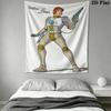 Captain Future Wall Tapestry Aesthetic Wall Hanging Printed Fabric Blanket Decorative Tapestries for Bedroom Living Room Home Decor