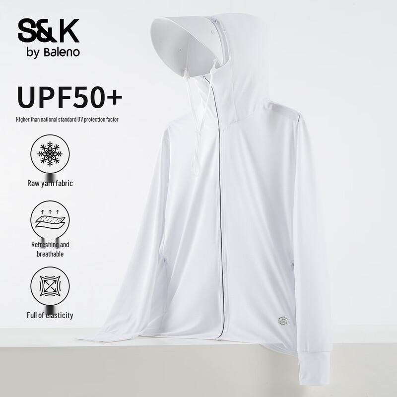 Baleno S&K Men s Ice Silk UPF 50+ Sun Protection Hoodie XL