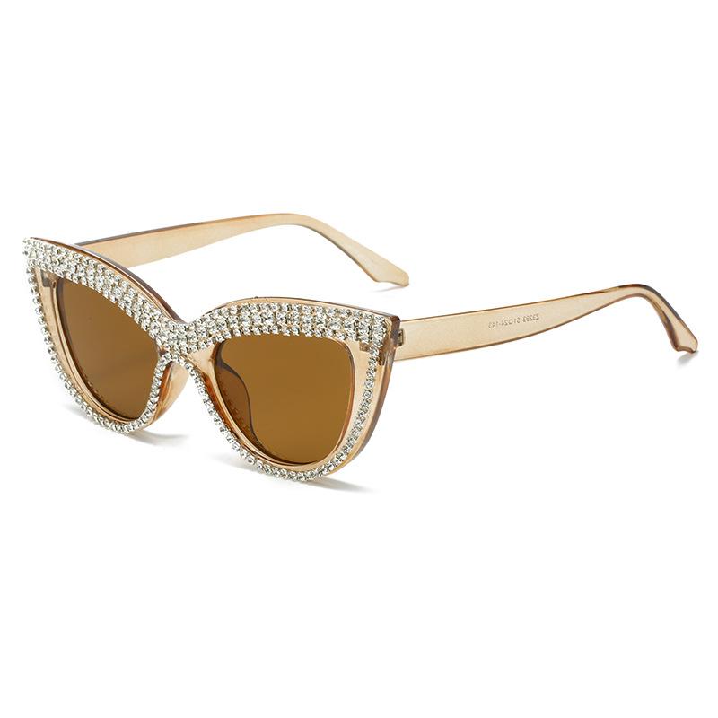 Fashion Cat Eye Punk Sunglasses for Women Men Fashion Stylish Eye Protection Hip Hop Goggles Unisex Luxury Diamond Outdoor Sun Glasses