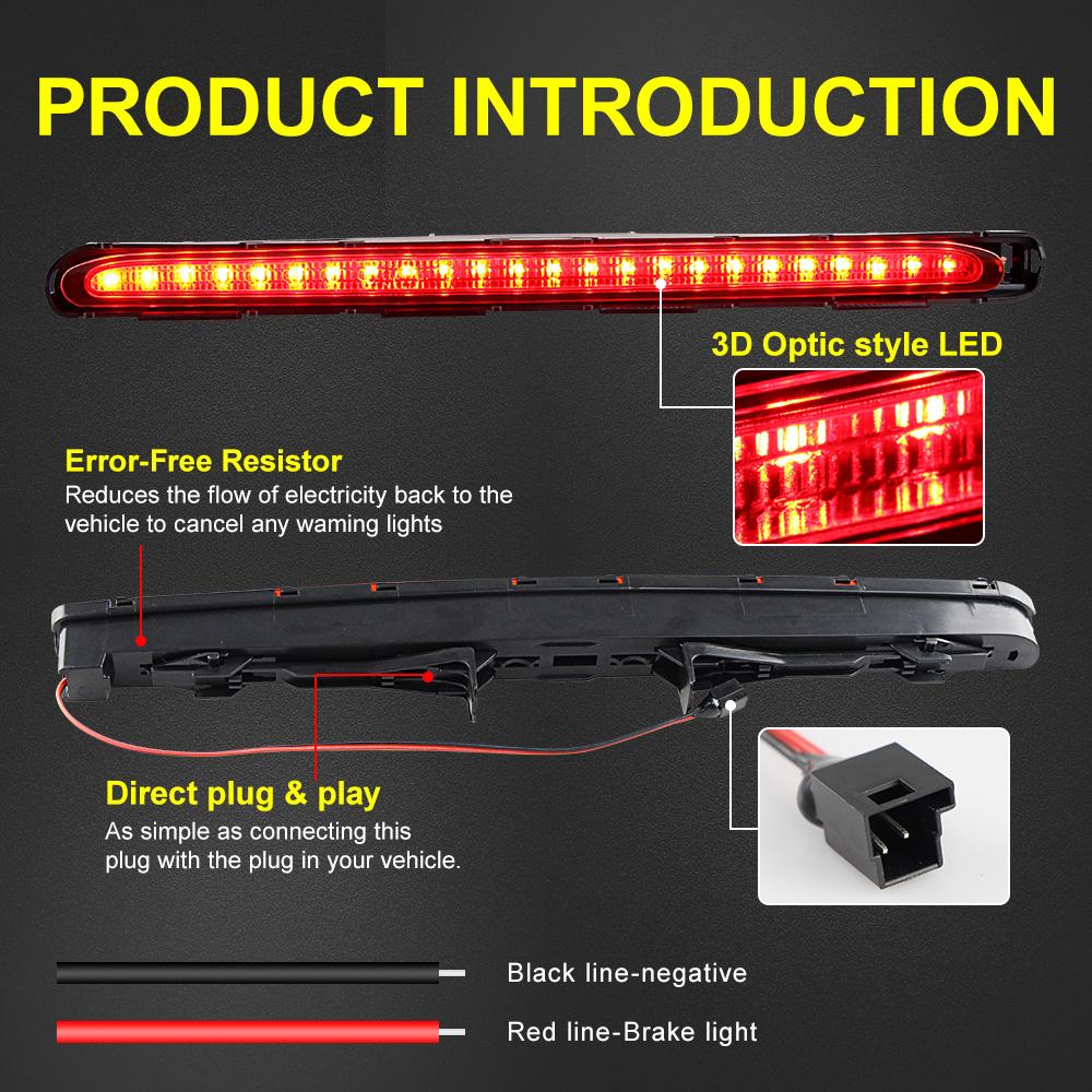 LED Third Tail Brake Light Rear Trunk Stop Signal Fit For Mercedes Benz E Class W211 E320 2003-2009 Car Accessories 2118201556