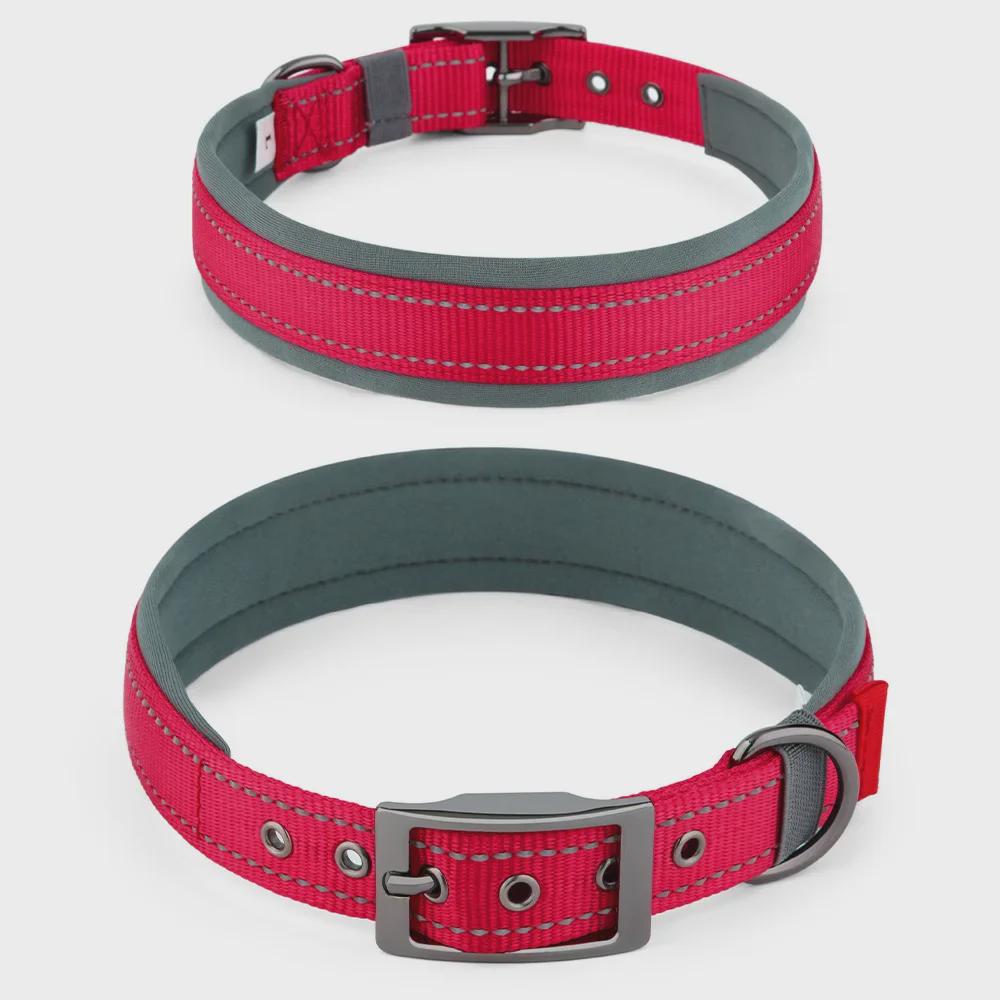 Customizable Neoprene Dog Collar: Comfortable, Non-Squeezing, Reflective Collar for Dogs of All Sizes