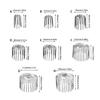 Outdoor Balcony Drainage Cover Stainless Steels Pipe Guard Leaf Debris Trap Downpipe Strainer Rain Pipe Caps Enduring