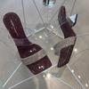 Mode 2025 Sommer Neu   Gelee Kristallabsatz Transparent Weiblich Sexy Klare Hohe Absätze Sandalen Pumps Schuhe Zapatos De Mujer