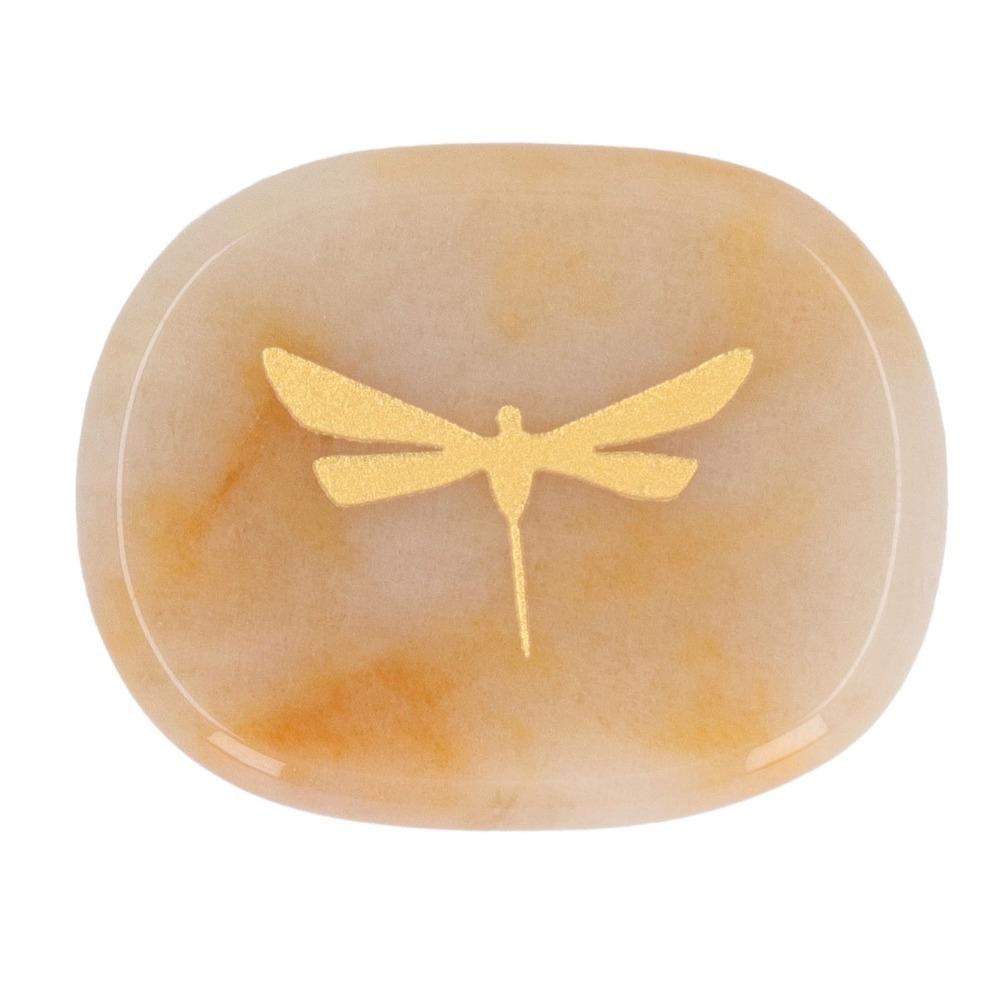 Lightweight Thumb Worry Stone Smooth Flat Surface Balance Stone Palm Stone Meditation