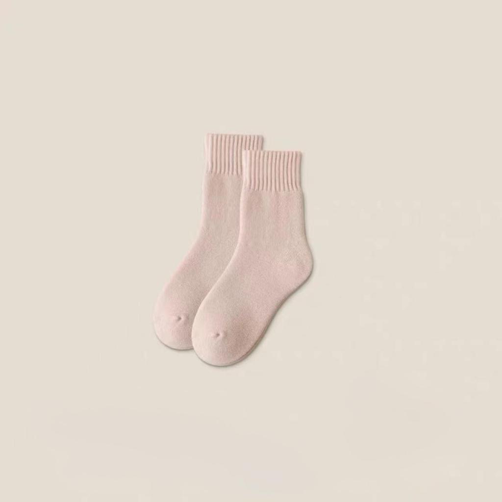 Women's Mid-Calf Anti-Pilling Thick Terry Floor Socks - Warm for Autumn & Winter.