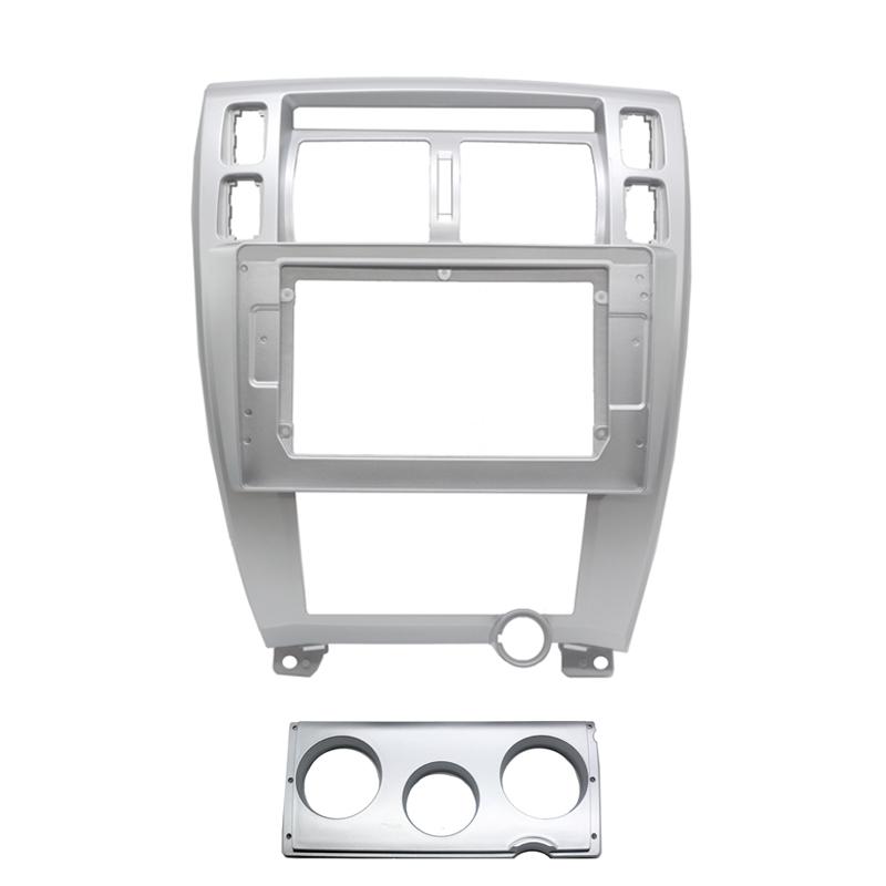 9 Inch 2 Din Android Head Unit Car Radio Frame Kit For HYUNDAI Tucson 2006-2013 Auto Stereo Dash Fascia Trim Bezel Faceplate