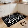 Fashion A-Ape Head Floor Mat Non-slip Quick-dry Diatomaceous Earth Bath Mat, Absorbent Doormat