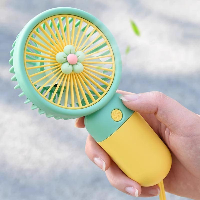 Newcomer Discount: Portable USB Rechargeable Handheld Mini Fan for Kids