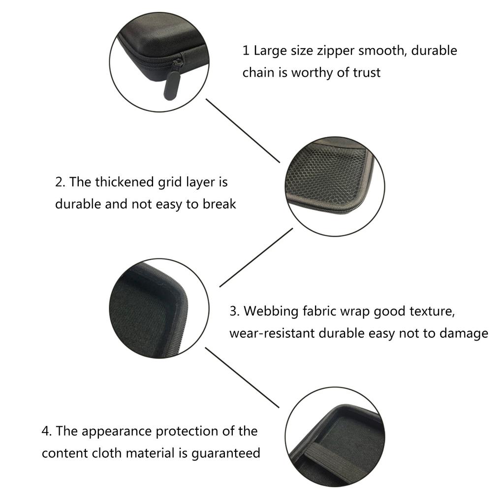Multifunctional Carrying Case for ES120 ES121Electric Screwdriver DS211 DS212 DS213Oscilloscope Professional Storage Bag