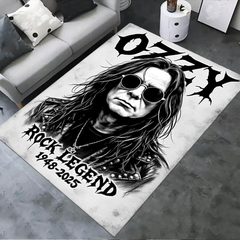 

2025 New Ozzy Osbourne Carpet Rug for Living Room Bedroom Home Sofa Decoration,Kids play Non-slip Floor Mat74 40x60cm( 15x23in )
