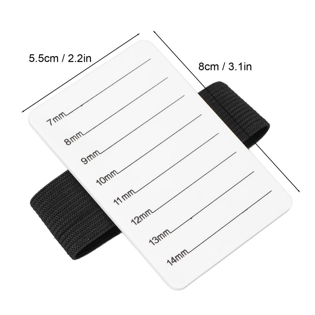 Eyelash Extension Hand Plate False Eyelashes Holder Pallet with Adjustable Wrist Strap for Novice