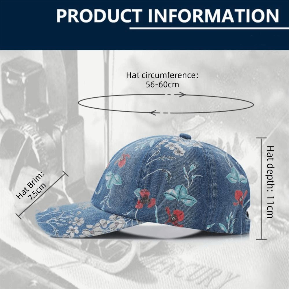 Cotton Baseball Cap Adjustable Dad Hat Trendy Sunscreen Hats  Outdoor Sports