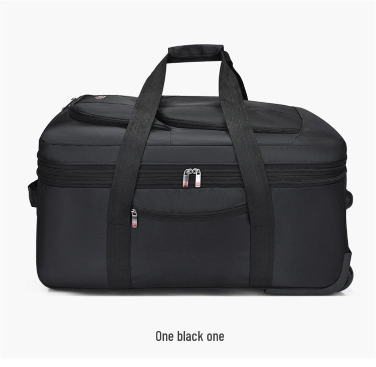 Extra Große Erweiterbare Reise-Trolley-Tasche aus Oxford-Gewebe