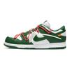 Nike Dunk Low Off White Pine Green Skate Shoes Sneakers CT0856-100