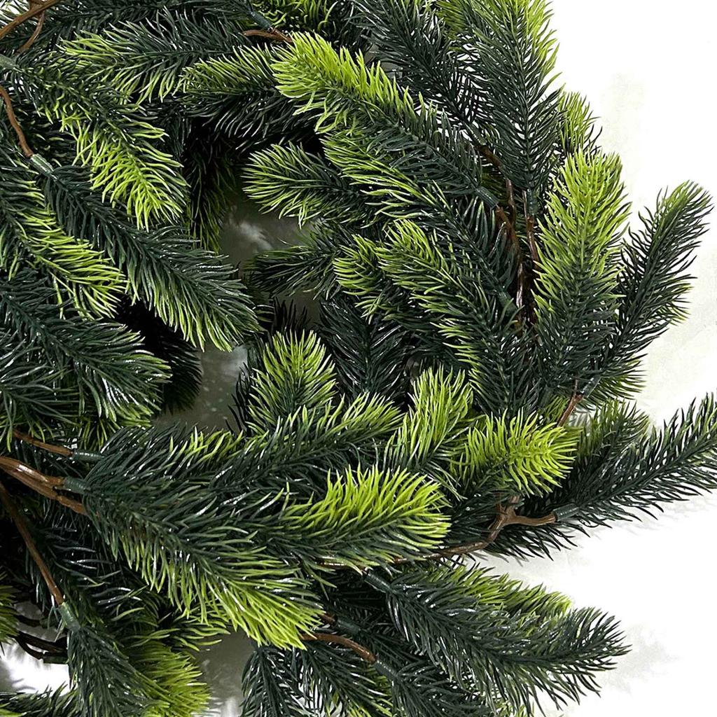 180cm Christmas Garland Wreath Rattan Artificial Vine Hanging Floral Garland Christmas Decor For Home Door Artificial Flowers