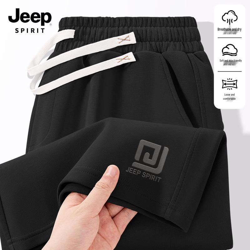 JEEP SPIRIT Men's Summer Breathable Casual Sports Shorts