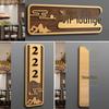 Elegant Chinese Style Hotel and Teahouse Signage for Private Rooms and Club